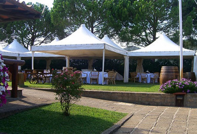 Gazebo Larius Posizionato In Un Prato