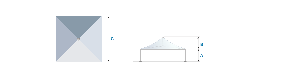 Misure Disponibili Gazebo Larius Pesante