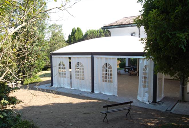 Gazebo Tiglio Leggero Chiuso